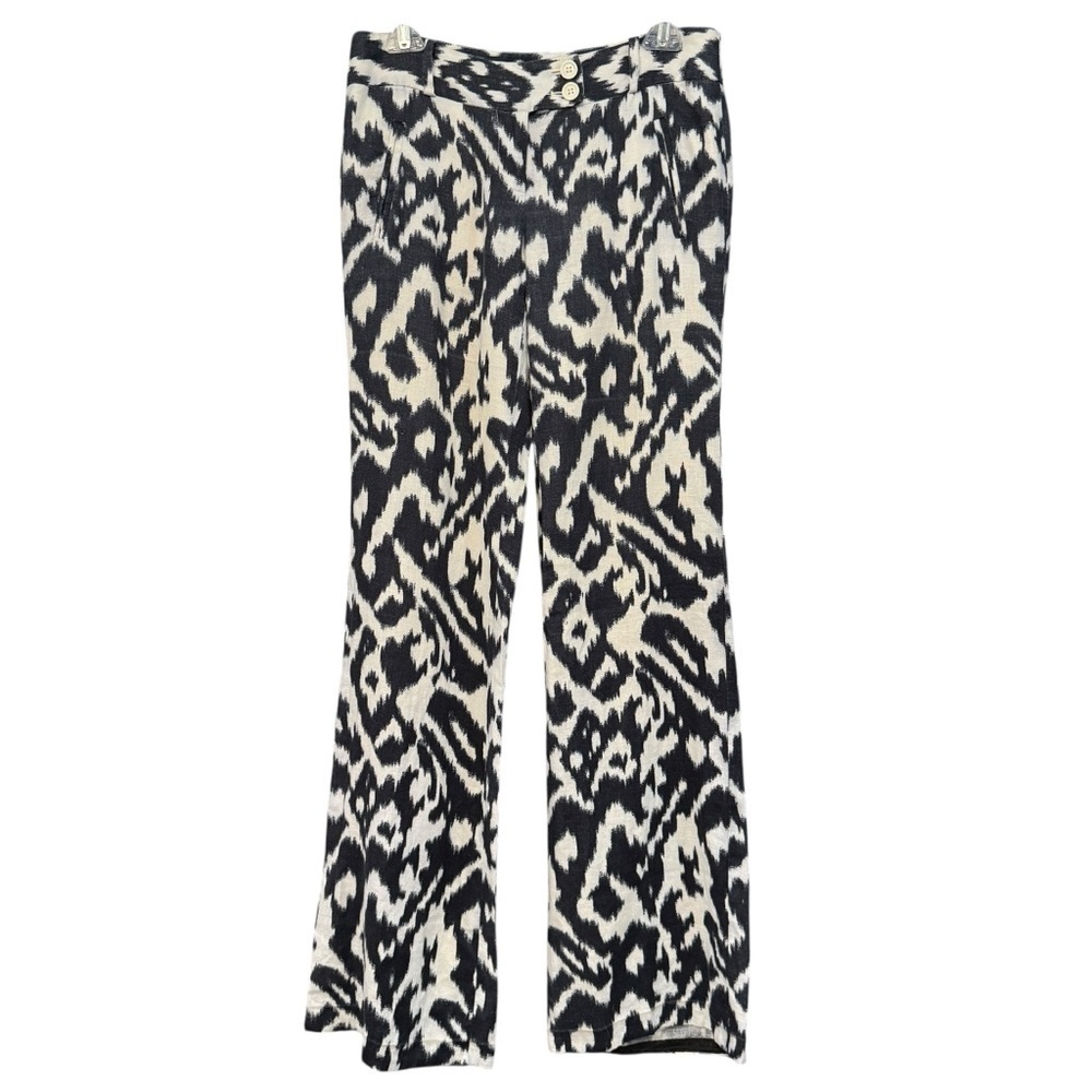 🖤 LOFT Marisa Linen Wide-Leg Pants Sz 0